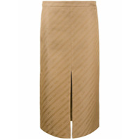 Givenchy logo-motif midi skirt - Marrom