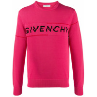 Givenchy Moletom com estampa de logo - Rosa