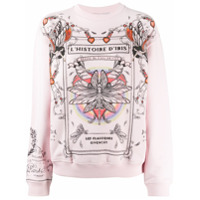 Givenchy Moletom Iris com estampa - Rosa