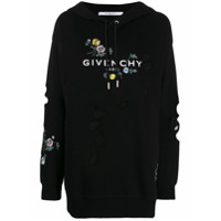 Givenchy Moletom oversized com logo - Preto