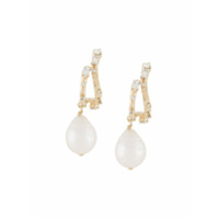 Givenchy Par de brincos espiral - Dourado