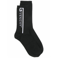 Givenchy Par de meias com logo - Preto