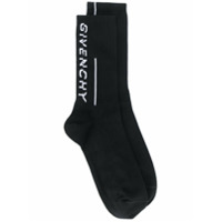 Givenchy Par de meias com logo - Preto