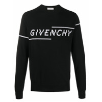 Givenchy Suéter com logo bordado - Preto
