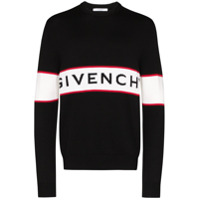 Givenchy Suéter de tricô com logo - Preto