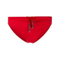 Givenchy Sunga com estampa de logo - Vermelho