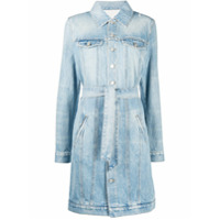 Givenchy Vestido jeans com cinto - Azul