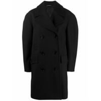 Givenchy wool double-breasted coat - Preto