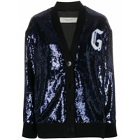 Golden Goose sequin wool cardigan - Azul