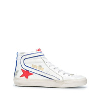 Golden Goose Tênis cano alto Slide - Branco