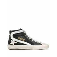 Golden Goose Tênis cano alto Slide - Preto