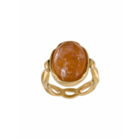 Goossens Anel oval Cabochon - Laranja