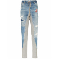 Greg Lauren Calça jeans 50/50 - Azul