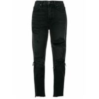 Grlfrnd Calça jeans cintura alta - Preto