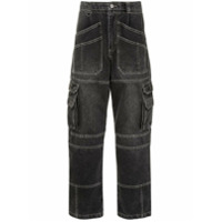 Ground Zero cargo loose jeans - Preto