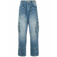 Ground Zero straight cargo jeans - Azul