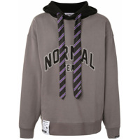 Ground Zero tie detail hoodie - Cinza