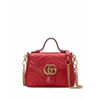 Gucci Bolsa GG Marmont mini - Vermelho