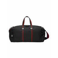 Gucci Mala 'Technical' com fita Web - Preto