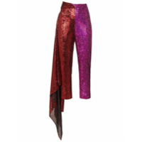 Halpern Calça slim cintura alta - Vermelho