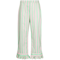 Helmstedt striped cropped trousers - Rosa