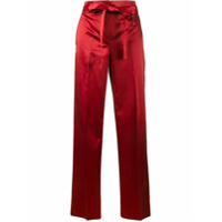 Helmut Lang Calça pantalona - Vermelho