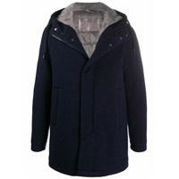 Herno Casaco com sobreposição - Azul
