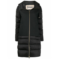 Herno Casaco matelassÃª com zÃ­per - Preto