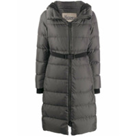 Herno Casaco matelassê com cinto - Cinza