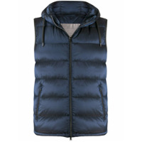 Herno Colete matelassê furta-cor - Azul