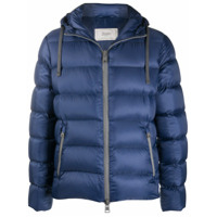 Herno hooded down-feather jacket - Azul