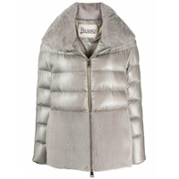 Herno Jaqueta matelassê mangas longas - Cinza