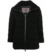 Herno Jaqueta texturizada com zíper - Preto