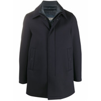 Herno short collared coat - Azul