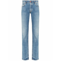Heron Preston Calça jeans slim com logo - Azul