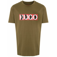 HUGO T-shirt com logo - Verde