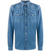 Hydrogen Camisa jeans com botões - Azul