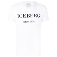 Iceberg embroidered logo T-shirt - Branco