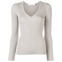 IRO Blusa Louyse canelada - Cinza