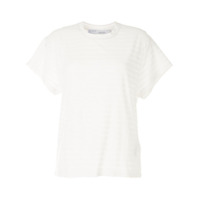 IRO Camiseta Kadina com listras - Branco