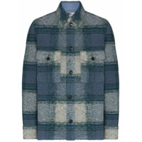 Isabel Marant Jaqueta xadrez Benny - Azul