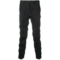 Issey Miyake Calça reta - Preto