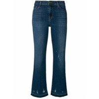J Brand Calça jeans cropped 'Selena' - Azul