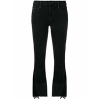 J Brand Calça jeans cropped Selena - Preto