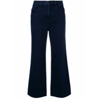 J Brand Calça jeans flare cropped - Azul