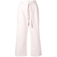J Brand Calça jeans pantalona com cinto - Rosa