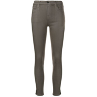 J Brand Calça jeans skinny cropped - Cinza