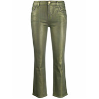J Brand Calça jeans skinny cropped - Verde