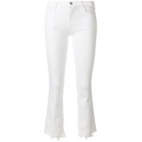 J Brand Calça jeans slim cropped - Branco