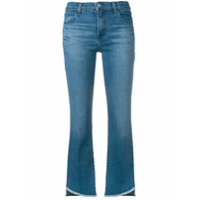 J Brand cropped slim-fit jeans - Azul